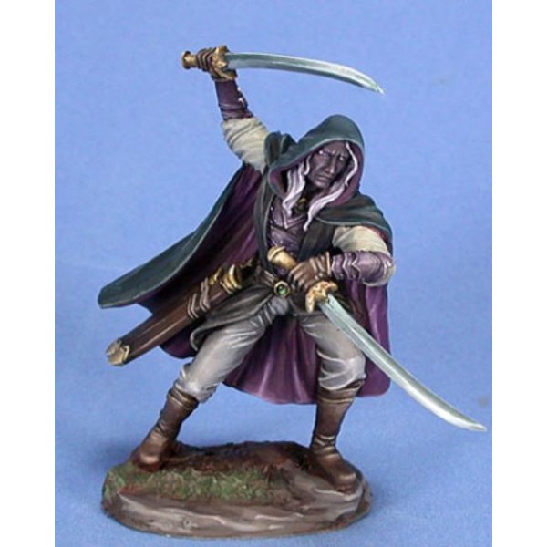 Dark Sword Miniatures Visions In Fantasy Male Dark Elf Warrior